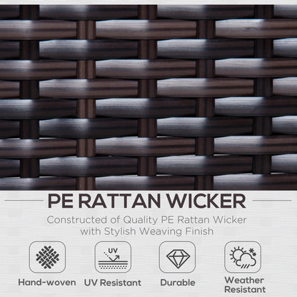 Rattan Wicker Modern Sofa Set Outdoor Patio Garden Sectional Furniture Cushioned