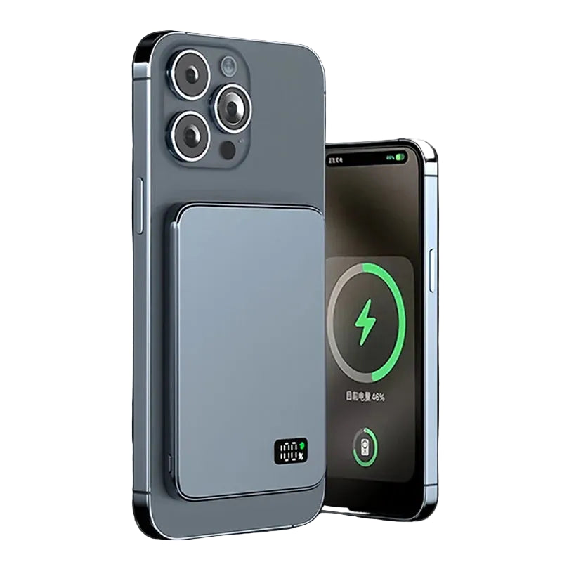 10000mAh Ultra Thin Power Bank for MagSafe,Magnetic Wireless Fast Charging MacSafe Portable Battery For iPhone Xiaomi Samsung