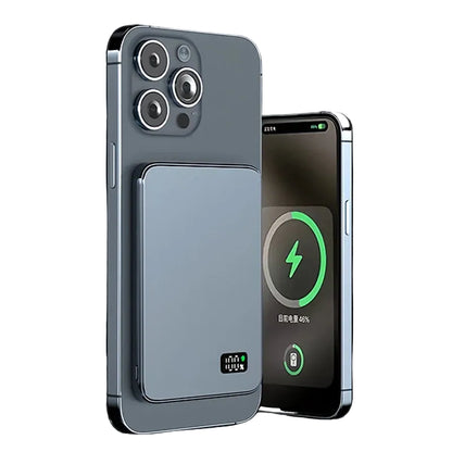 10000mAh Ultra Thin Power Bank for MagSafe,Magnetic Wireless Fast Charging MacSafe Portable Battery For iPhone Xiaomi Samsung