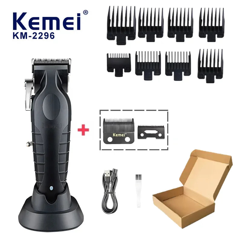 Kemei Hair Clippers Kit KM-2296 KM-2299 KM-1102 Men's Electric Hair Trimmer Machine Professional Hair Cutting Machine Clipper