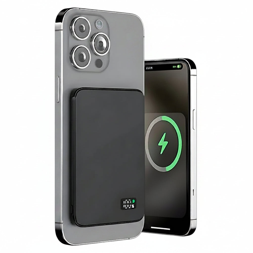 10000mAh Ultra Thin Power Bank for MagSafe,Magnetic Wireless Fast Charging MacSafe Portable Battery For iPhone Xiaomi Samsung