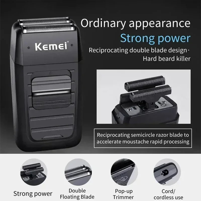 Kemei Hair Clippers Kit KM-2296 KM-2299 KM-1102 Men's Electric Hair Trimmer Machine Professional Hair Cutting Machine Clipper