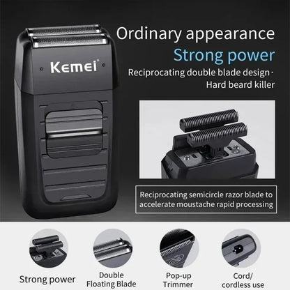 Kemei Hair Clippers Kit KM-2296 KM-2299 KM-1102 Men's Electric Hair Trimmer Machine Professional Hair Cutting Machine Clipper