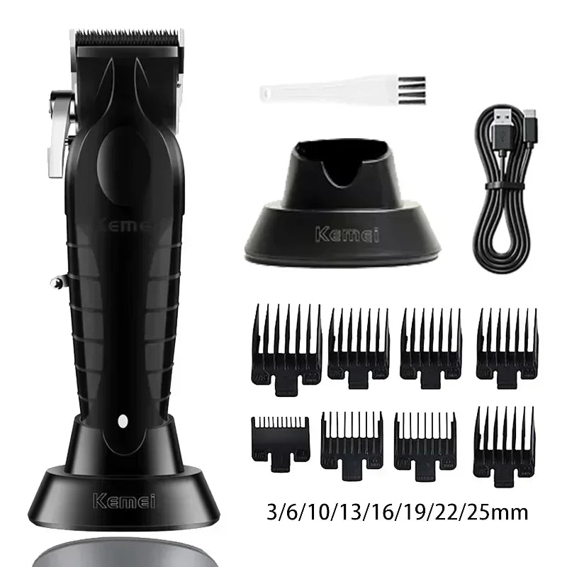 Kemei Hair Clippers Kit KM-2296 KM-2299 KM-1102 Men's Electric Hair Trimmer Machine Professional Hair Cutting Machine Clipper